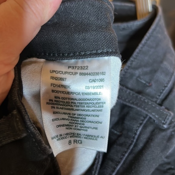 Dickies Black Bootcut Jeans Size 8 - Picture 8 of 9